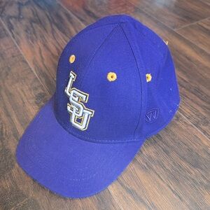 Infant LSU Tigers Purple Stretch Fitted Hat